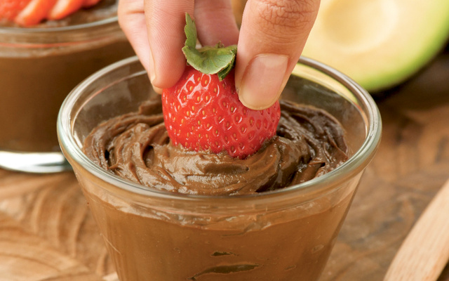 Mousse de chocolate vegano