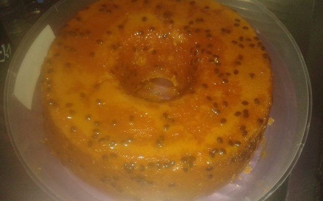 Bolo simples de maracujá