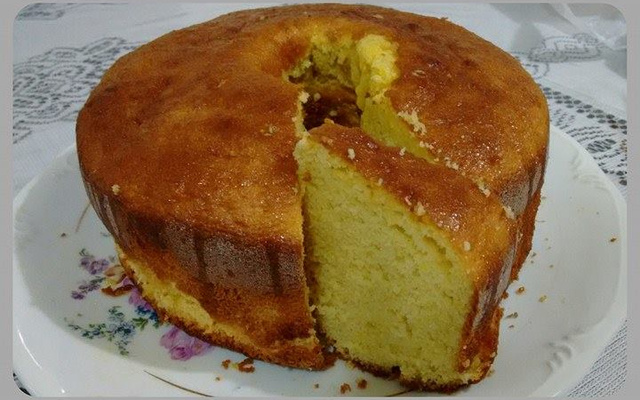 Bolo de bergamota (tangerina)