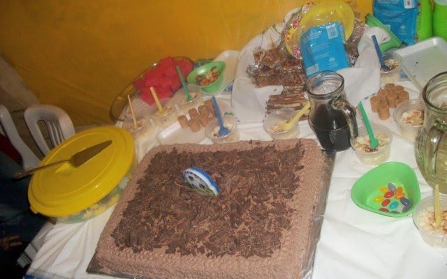 Bolo de chocolate trufado