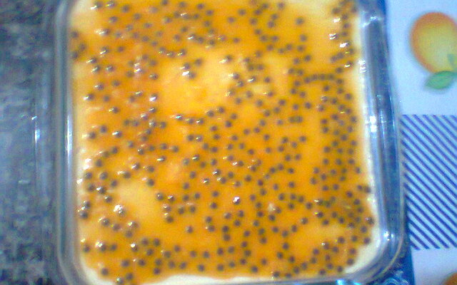 Deliciosa mousse de maracujá