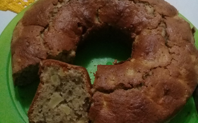 Bolo de maçã com canela