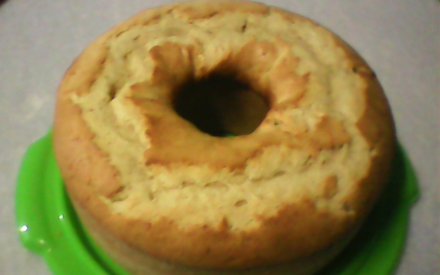 Bolo de queijo parmesão ralado