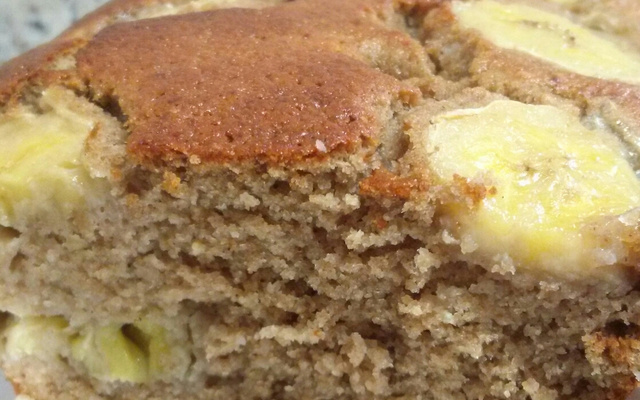 Bolo de banana sem glúten