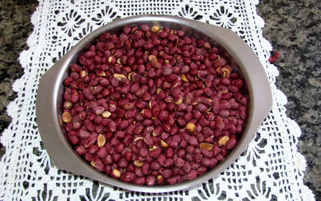 Amendoim torrado com sal