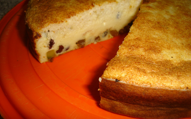Bolo delicioso de ricota