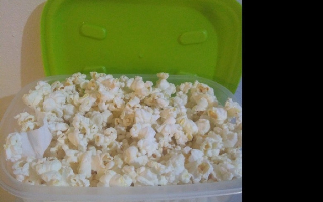 Pipoca de micro-ondas sem óleo