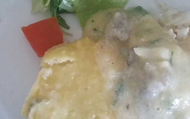 Purê de mandioca ao forno