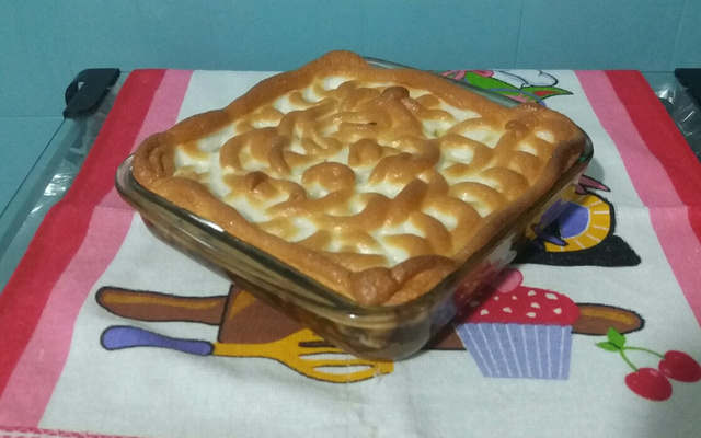 Doce de banana com suspiro