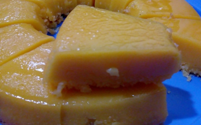 Quindim de leite condensado