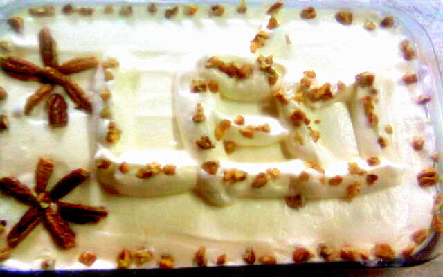 Pavê de nozes delicioso