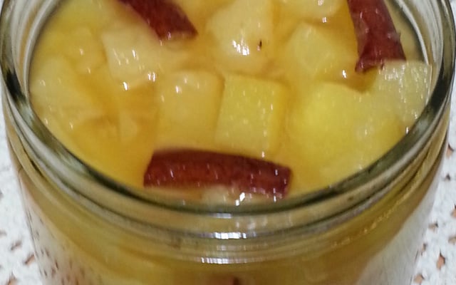 Compota de abacaxi