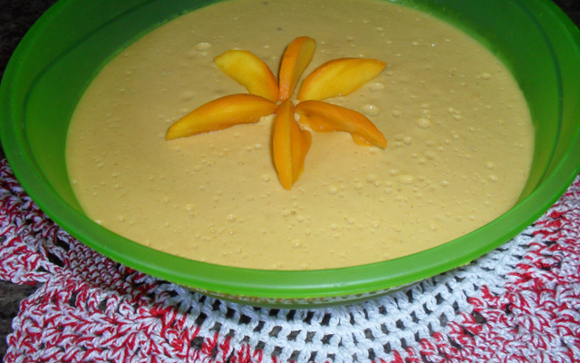 Mousse de manga da Juliana