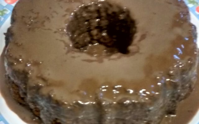 Bolo de chocolate de microondas