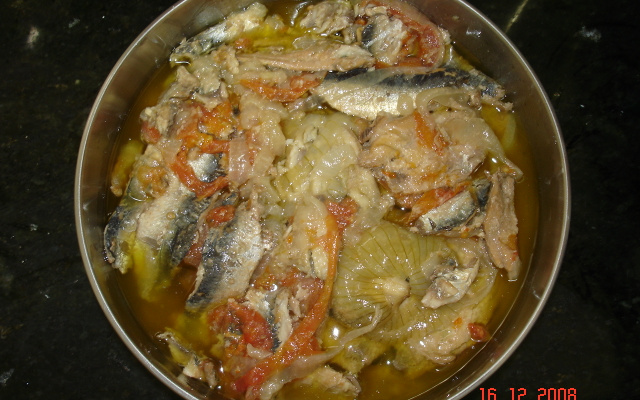 Sardinha à escabeche do Vladi