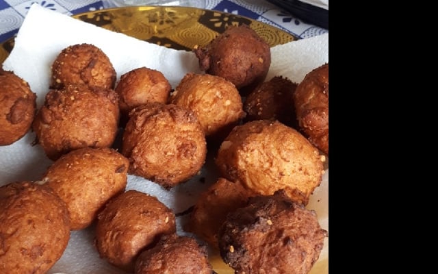 Bolinho de chuva salgado