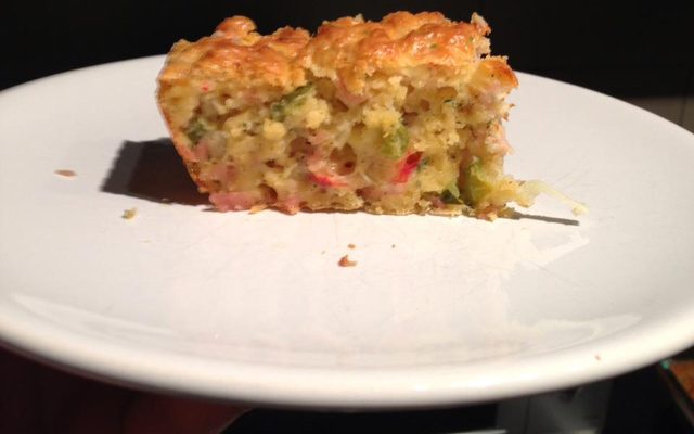 Bolo salgado simples, rápido e fácil