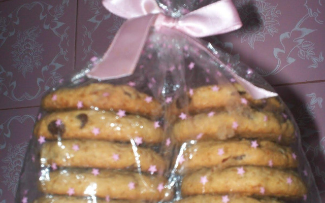 Cookies com gotas de chocolate