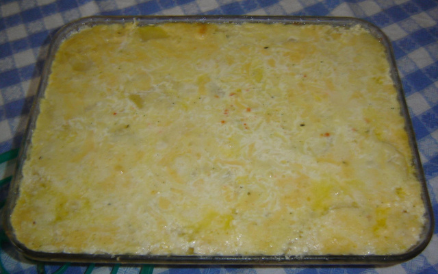 Batata dos tres queijos  da Lele