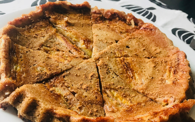 Bolo de casca de banana básico