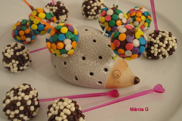 Brigadeiro gourmet com menta