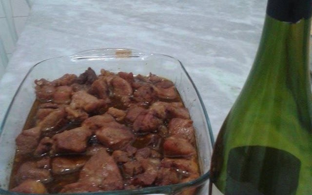 Porco gostoso de restaurante Chinês