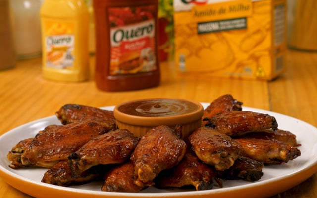 Churrasco de tulipas ao forno