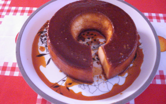 Pudim de milho verde