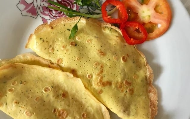 Crepe de tapioca (crepioca)