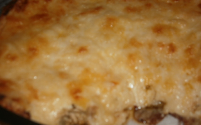 Escondidinho de frango cremoso