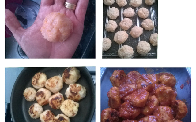 Almôndegas de frango