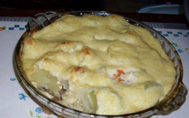 Couve - flor gratinada