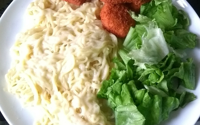 Macarrão cremoso da Carol