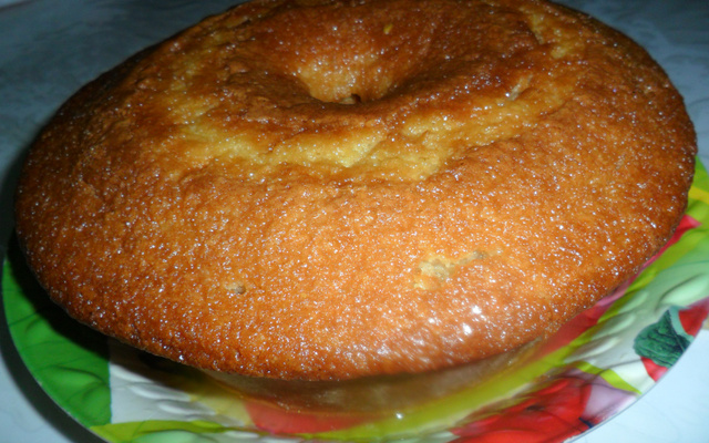 Bolo delícia de laranja