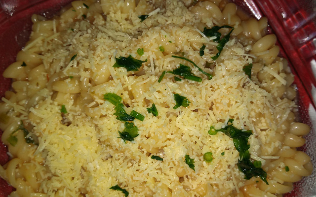 Macarrão na panela de pressão