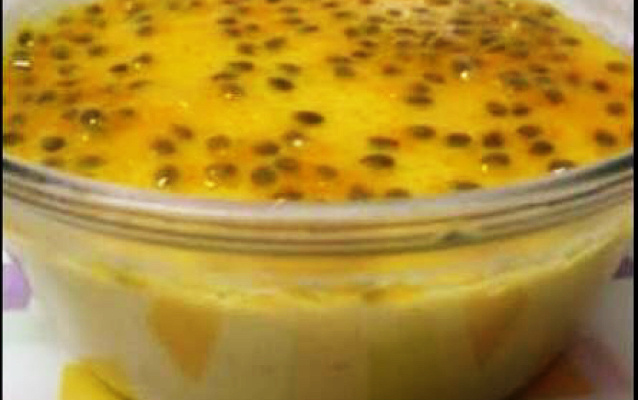 Mousse de maracujá fácil demais