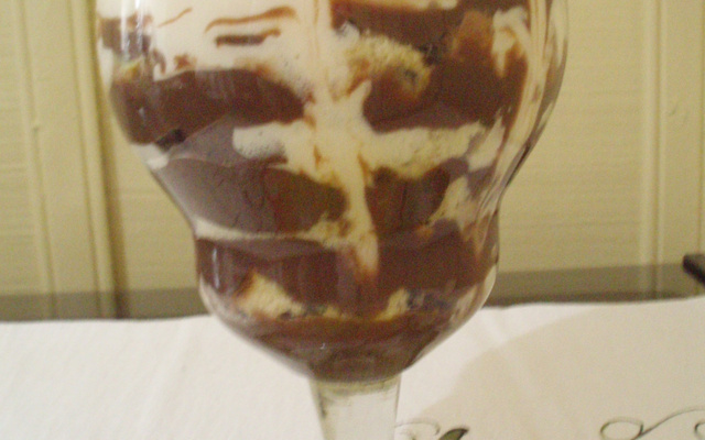 Pavê chocolate de panetone