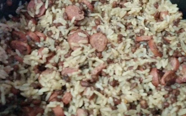 Arroz com feijão diferente