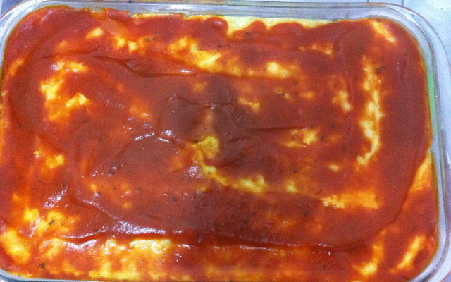 Escondidinho de peito de frango