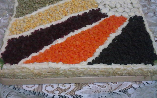 Torta salgada de pão de forma