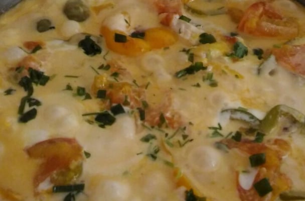 Filé de peixe ao leite de coco