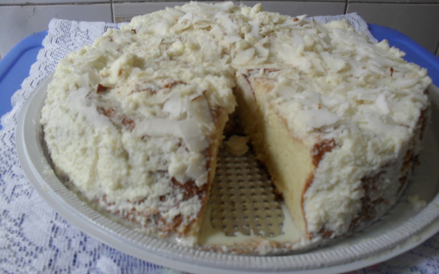 Bolo gelado toalha felpuda