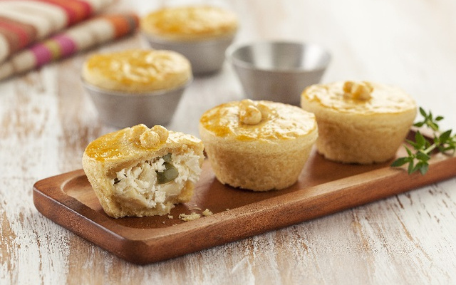 Empadinha de palmito