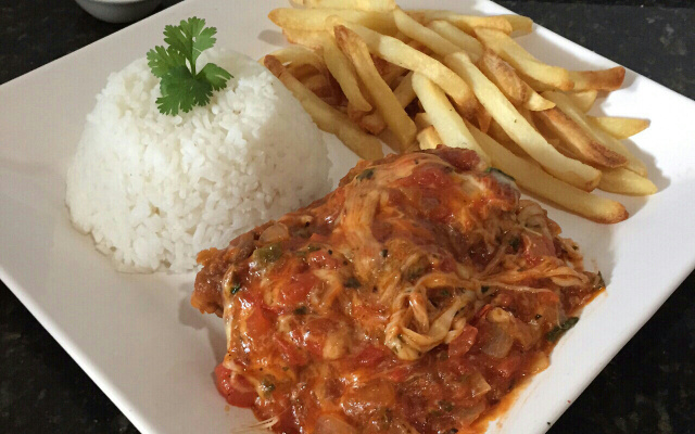 Filé à parmegiana delícia