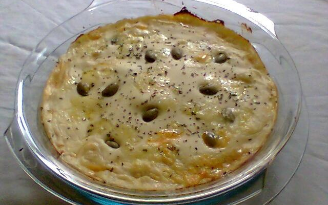 Torta cremosa de frango