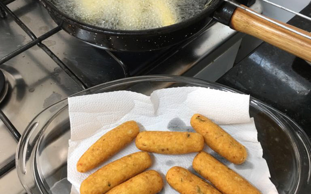 Bolinho de bacalhau do vô lezeu