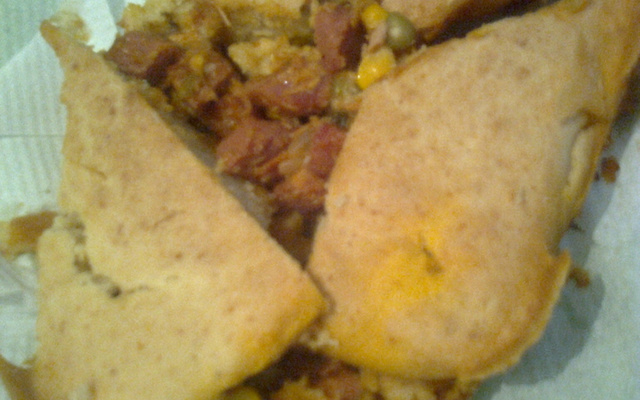 Torta de calabresa defumada