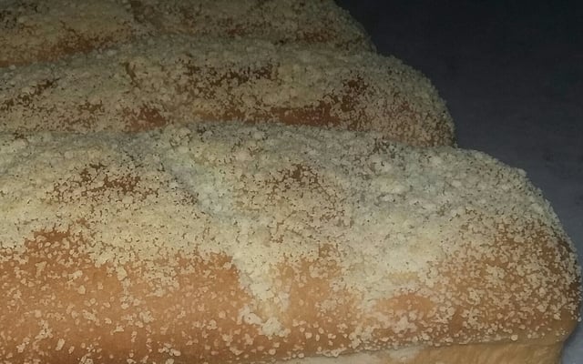 Pão farofa saboroso