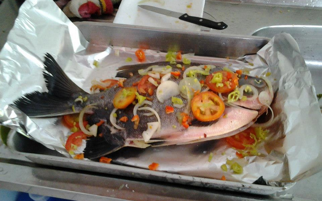 Peixe ao leite de coco