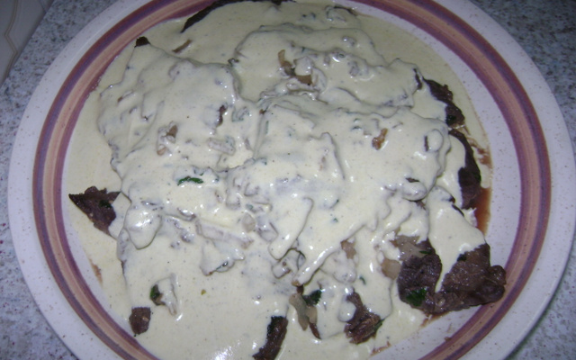 Filé ao molho de mostarda